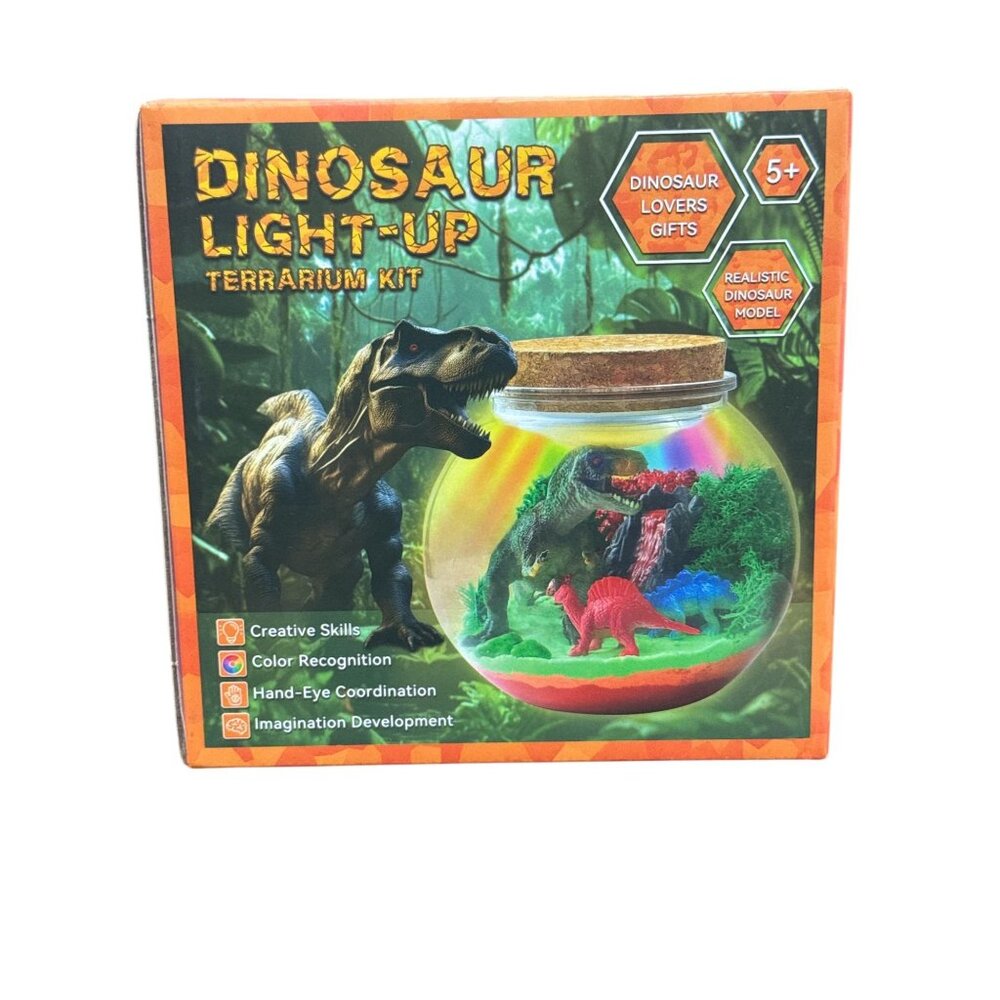 DINOSAUR Light-Up Terrarium Kit